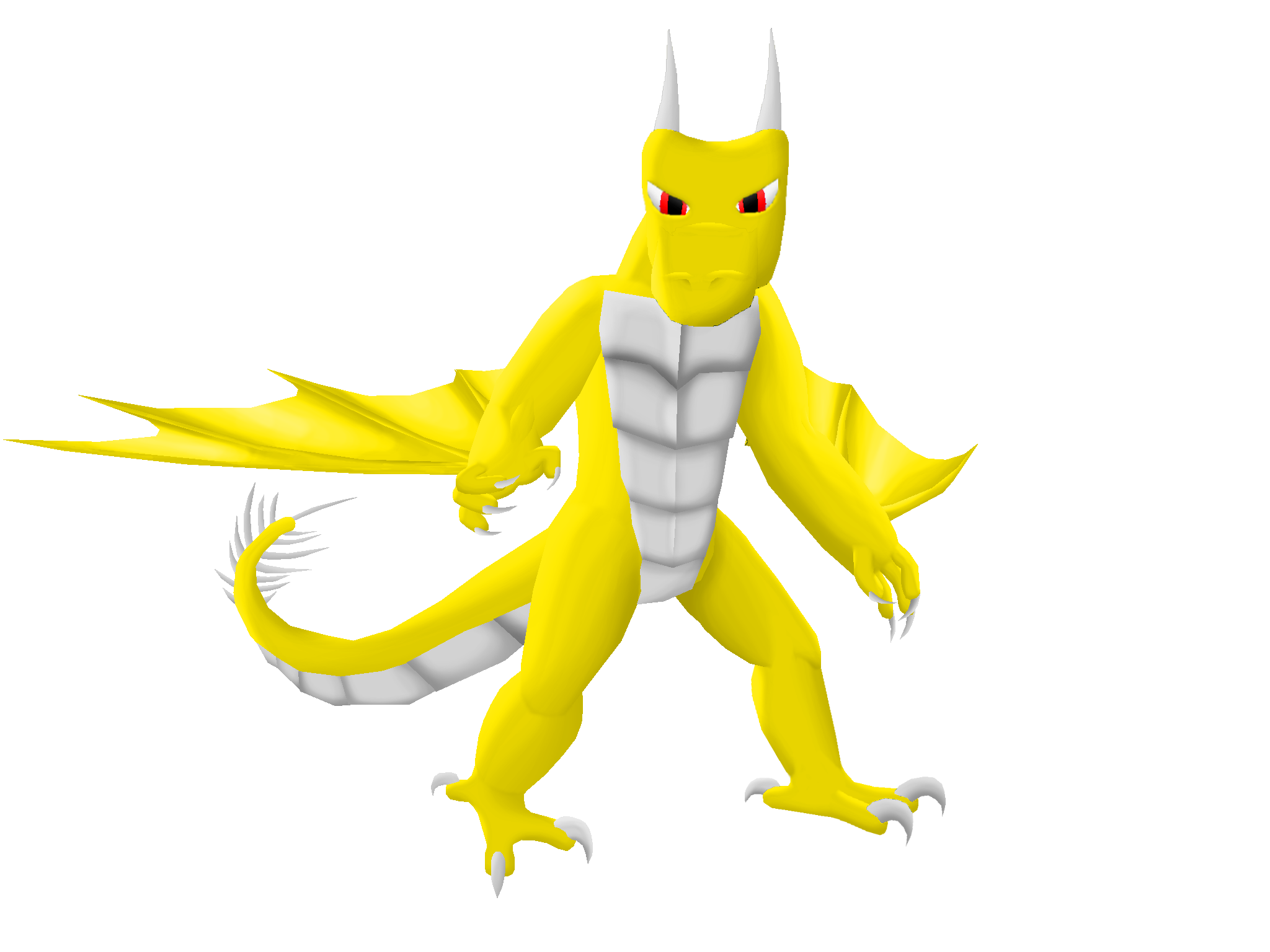 Yellow Biped Dragon