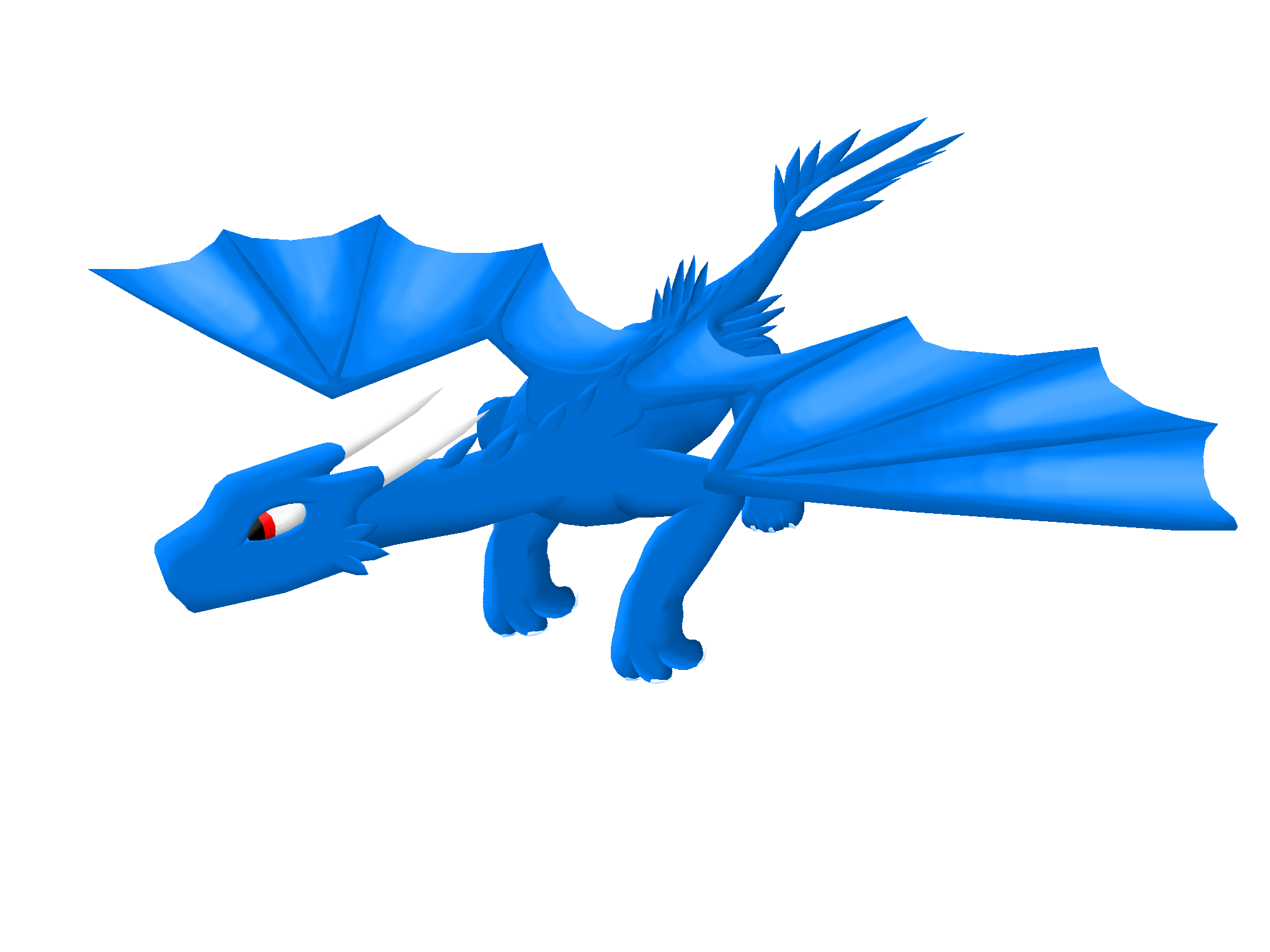 Blue Flying Dragon