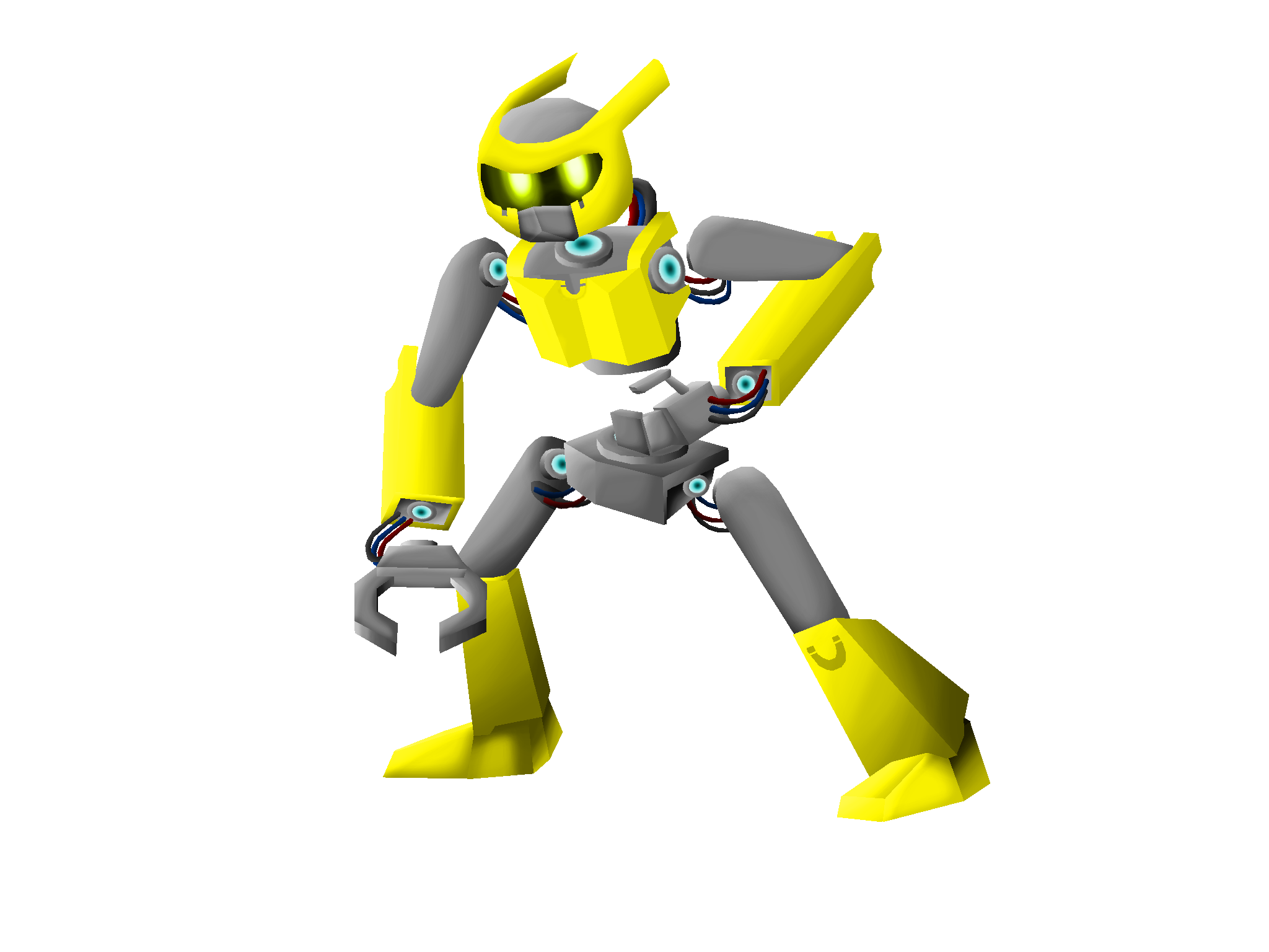 Yellow Magnet robot